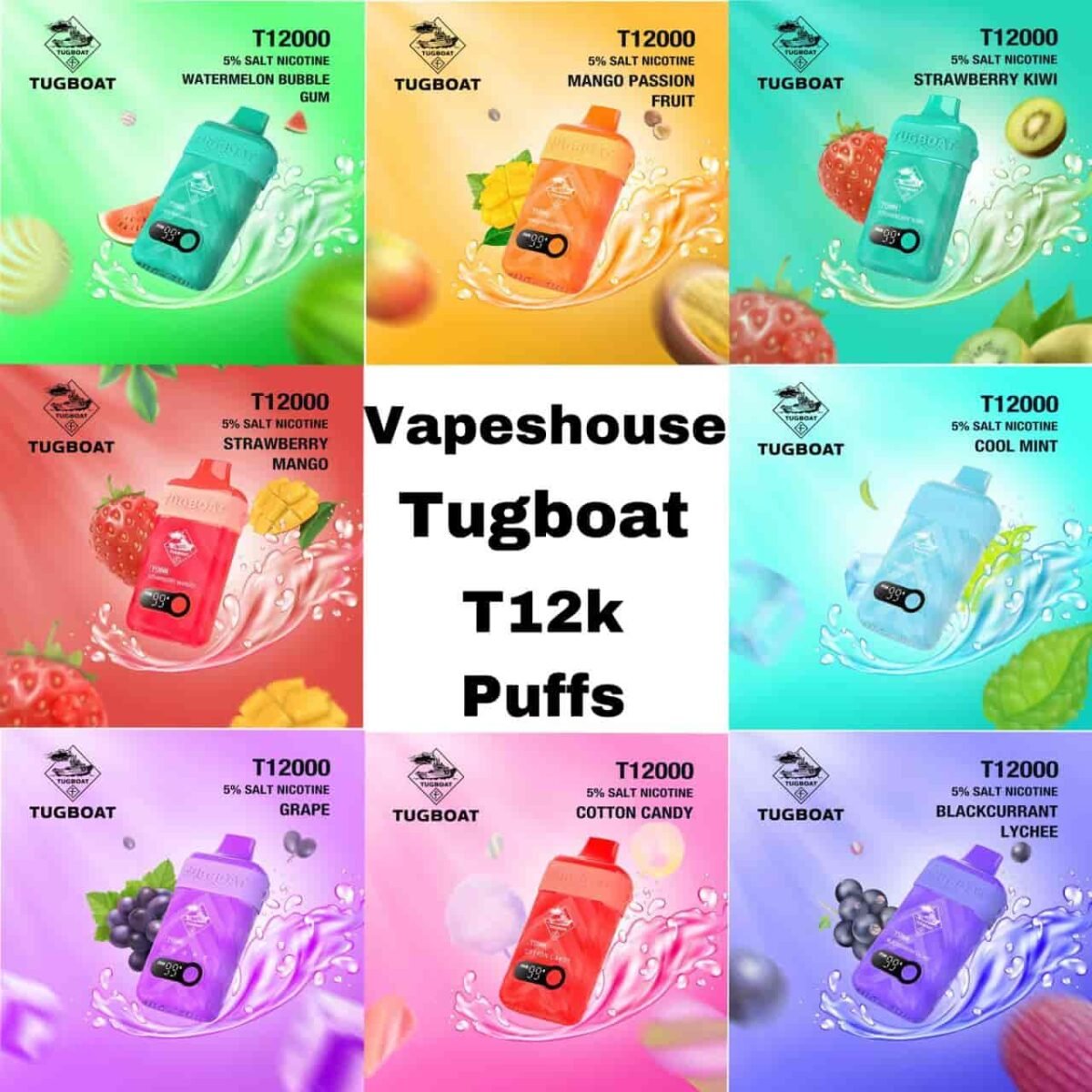 Best Tugboat 12000 puffs price in Dubai