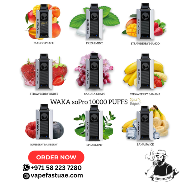 Best RELX WAKA SoPro 10000 Puffs Disposable Vape in Dubai-UAE