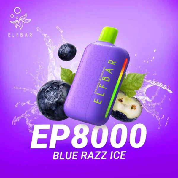 ELF Bar EP8000 Puffs Disposable Vape – Cordless & Long-Lasting Vaping in UAE