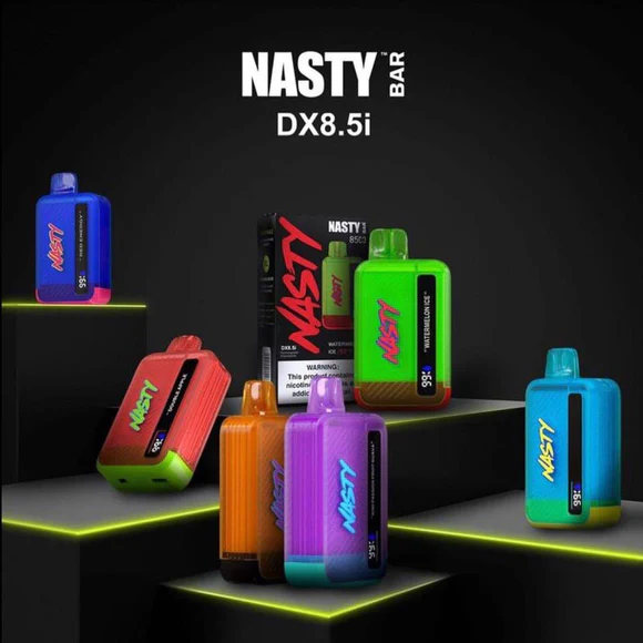 Nasty Bar 8500 Puffs Disposable Vape – 5% Nicotine | Rechargeable | 13ml E-Liquid | Premium Flavors