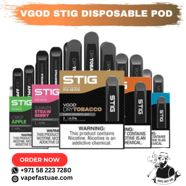 VGOD STIG Disposable Vape – All Flavors Available in UAE