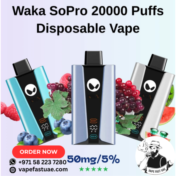 Waka SoPro 20000 Puffs Disposable Vape Dubai-Abu Dhabi