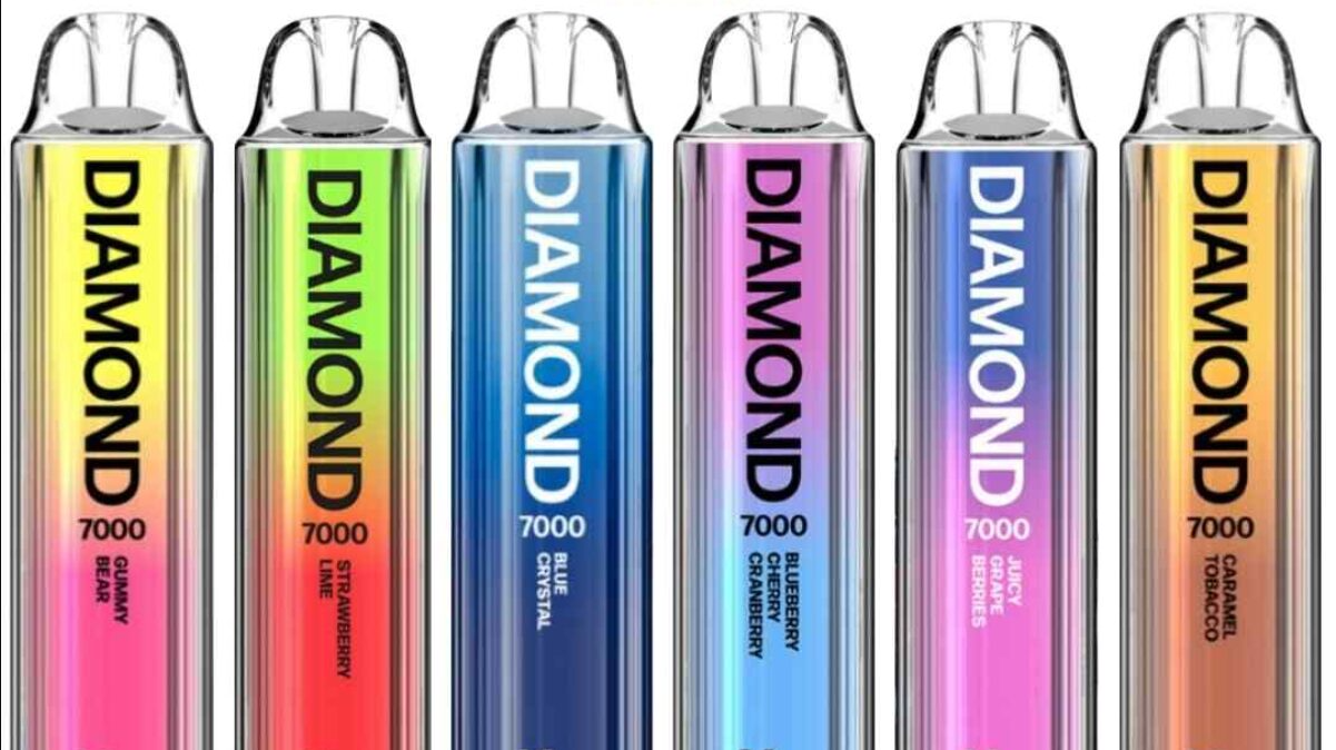 Vapes Bars Diamond 7000 Puffs Disposable Vape review in Dubai, UAE