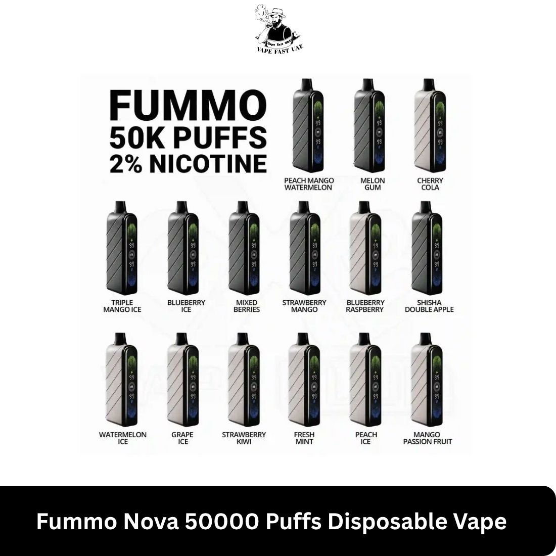 Fummo Nova 50000 Puffs Disposable Vape Dubai Fummo Nova 50000 Puffs